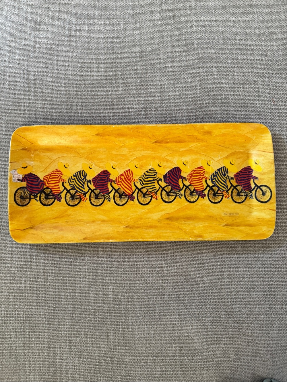 Vintage Irene George Pedal Power Art Tray Signed
2001 Y2K Made In Italy Rare